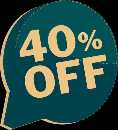 Banner 40% de descuento