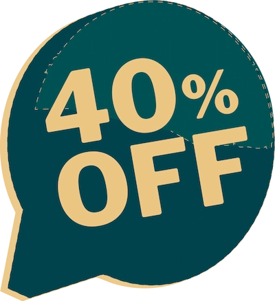 Banner 40% de descuento